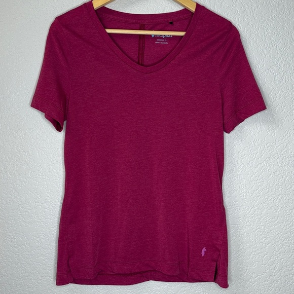 Cotopaxi Paseo Travel T shirt Raspberry Pink Red size XSmall - Picture 3 of 10